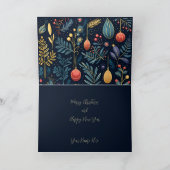 Cartes Pour Fêtes Annuelles Foliage de vacances (Intérieur)