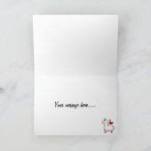 Cartes Pour Fêtes Annuelles Folie de lama (Intérieur)