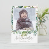 Cartes Pour Fêtes Annuelles Folio Année En Révision Photo De Noël (Debout devant)