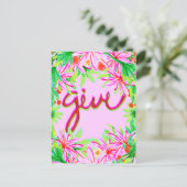 Cartes Pour Fêtes Annuelles Folio de Noël - Donne (Debout devant)