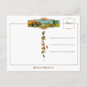 Cartes Pour Fêtes Annuelles Folithe d'automne et salutation d'action de grâces (Dos)