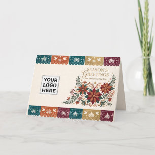 Cartes Pour Fêtes Annuelles Folk Mexicain Vœux Saisonniers Entreprise Corporat
