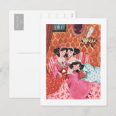 Cartes Pour Fêtes Annuelles Folktale Fairytale | La reine abeille | Rose (Devant / Derrière)