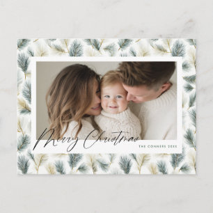 Cartes Pour Fêtes Annuelles Fond de Joyeux Noël Holy Berries