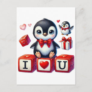 Cartes Pour Fêtes Annuelles Fonds d'écran drôles de Pingouin Valentine 2026
