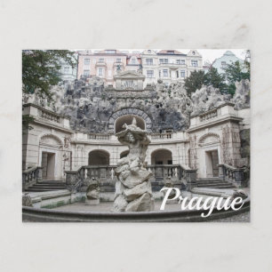 Cartes Pour Fêtes Annuelles Fontaine avec statue de Neptune à Prague