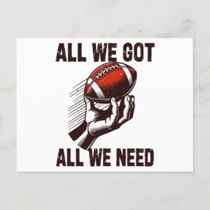 Cartes Pour Fêtes Annuelles Football On a tout ce qu'il nous faut