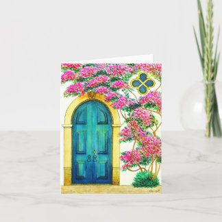 Cartes Pour Fêtes Annuelles Force et Beauté - Vieux Encadrement de Porte