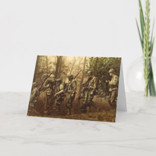 Cartes Pour Fêtes Annuelles Forces alliées de 2ème guerre mondiale