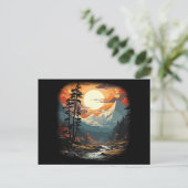 Cartes Pour Fêtes Annuelles Forêt (Debout devant)