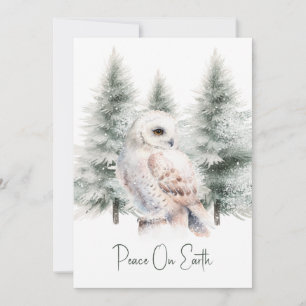 Cartes Pour Fêtes Annuelles Forêt boisée Animaux Noël