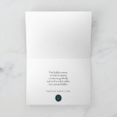 Cartes Pour Fêtes Annuelles Forêt de pins verts | Salutations de vacances (Intérieur)