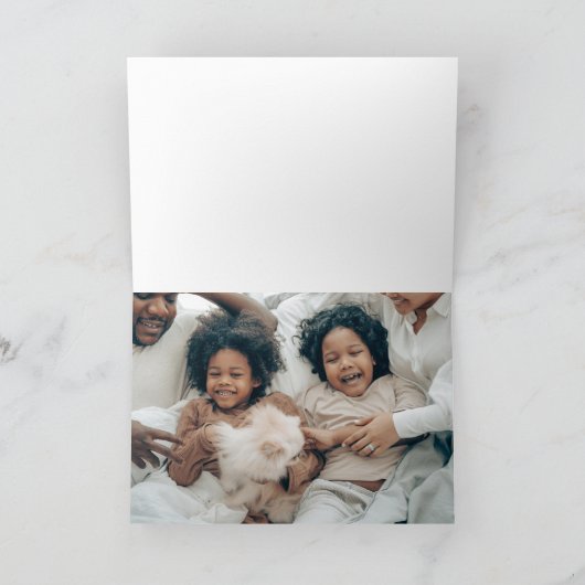 Cartes Pour Fêtes Annuelles Forêt festive rétro (Intérieur)