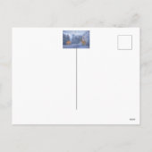 Cartes Pour Fêtes Annuelles Forêt magique d'hiver avec cerf, fêtes de Noël (Dos)