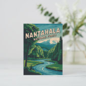 Cartes Pour Fêtes Annuelles Forêt nationale de Nantahala (Debout devant)