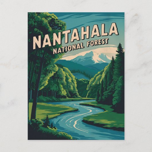 Cartes Pour Fêtes Annuelles Forêt nationale de Nantahala (Devant)
