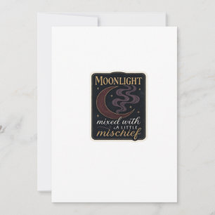 Cartes Pour Fêtes Annuelles Forêts Fantastiques Mystiques Whimsigoth, Lunes &
