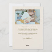 Cartes Pour Fêtes Annuelles Forever Us Script Cream Valentine Photo (Dos)