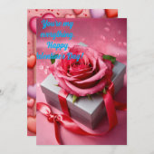 Cartes Pour Fêtes Annuelles "Forever Yours - Elegant Valentine's Day Card" (Devant / Derrière)