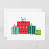 Cartes Pour Fêtes Annuelles Forfaits de Noël (Devant / Derrière)