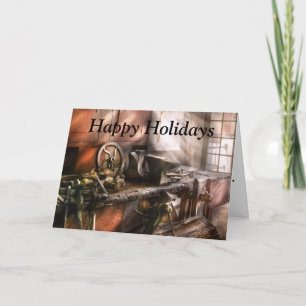 Cartes Pour Fêtes Annuelles Forgeron - Dans l'atelier de mon grand‑père - Curr