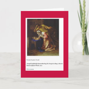 CARTES POUR FÊTES ANNUELLES FORGETFUL JOSEPH CARD DE VACANCES