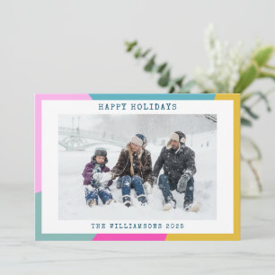 Cartes Pour Fêtes Annuelles Formes de soleil géométriques brillantes Photo ros