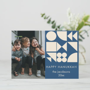 Cartes Pour Fêtes Annuelles Formes géométriques audacieuses Photo Hanoukka per