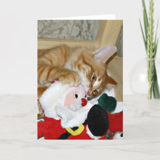Cartes Pour Fêtes Annuelles Fou chez Père Noël
