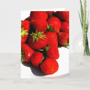 Cartes Pour Fêtes Annuelles Fraises