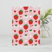 Cartes Pour Fêtes Annuelles Fraises (Debout devant)