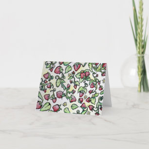 Cartes Pour Fêtes Annuelles Fraises