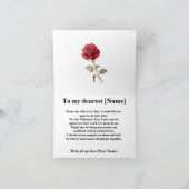 Cartes Pour Fêtes Annuelles Frame d'amour Floral de la mine d'abeilles (Intérieur)