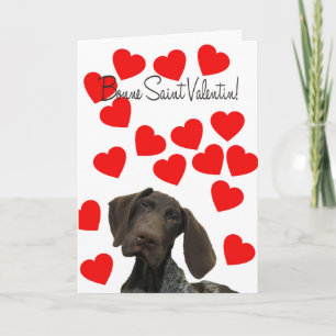 Cartes Pour Fêtes Annuelles Français Valentine Glossy Grizzly Valentine