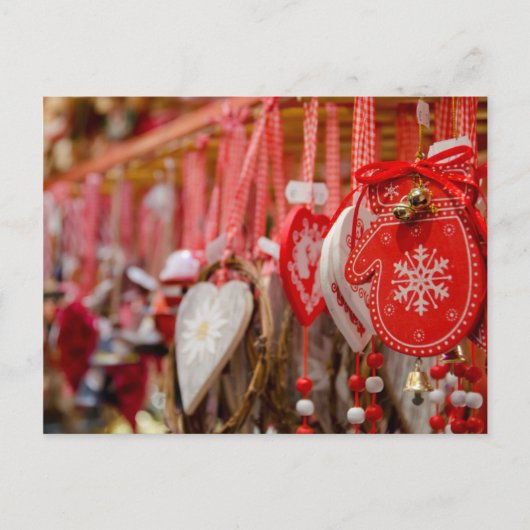 Cartes Pour Fêtes Annuelles France, Alsace, Colmar. Marché de Noël (Devant)