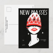 Cartes Pour Fêtes Annuelles Frank Walts Moderniste (Devant / Derrière)