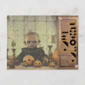 Cartes Pour Fêtes Annuelles Freaky Doll Eerie Halloween (Devant)