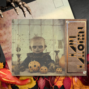 Cartes Pour Fêtes Annuelles Freaky Doll Eerie Halloween