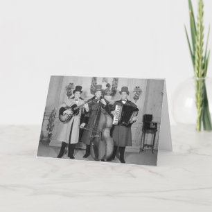 Cartes Pour Fêtes Annuelles Frederick et le Nelson flânant des troubadours