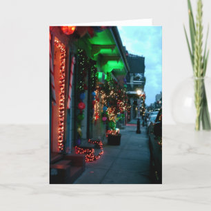 Cartes Pour Fêtes Annuelles French Quarter Christmas