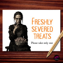 Friandises fraîchement sectionnées pour Halloween