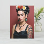 Cartes Pour Fêtes Annuelles Frida Kahlo (Debout devant)