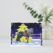 Cartes Pour Fêtes Annuelles Friesian Holiday (Debout devant)