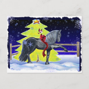Cartes Pour Fêtes Annuelles Friesian Holiday