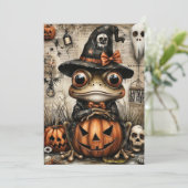 Cartes Pour Fêtes Annuelles Fright & Delight Halloween (Debout devant)