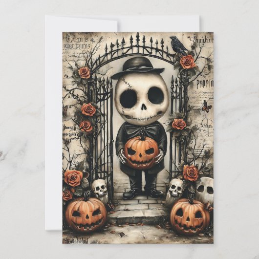 Cartes Pour Fêtes Annuelles Fright & Delight Halloween (Devant)