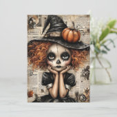 Cartes Pour Fêtes Annuelles Fright & Delight Halloween (Debout devant)