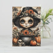 Cartes Pour Fêtes Annuelles Fright & Delight Halloween (Debout devant)