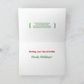 Cartes Pour Fêtes Annuelles Frissons inclinés ! (Intérieur)