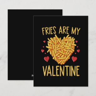 Cartes Pour Fêtes Annuelles Frites Sont Mon Valentin